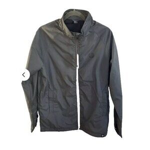 The Berrics Skate Boarders Men's Gray Logo Wind Breaker Jacket Size M.   NWT
